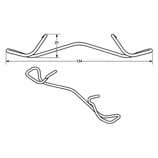ATE Disc Brake Pad Clip