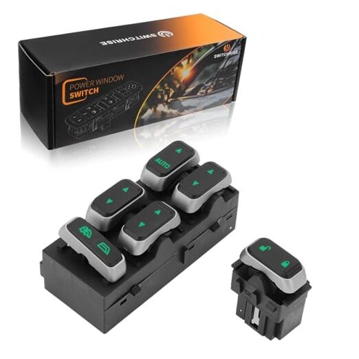 Front Left Driver Side Power Window Switch with Removal Tool for Lincoln Town