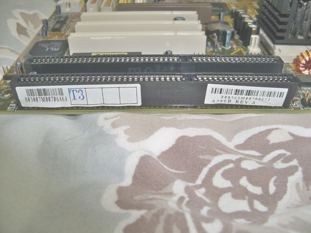 SuperPower SP-A586B Rev A Socket 7 Motherboard + GPU + CPU + RAM + Cables TESTED