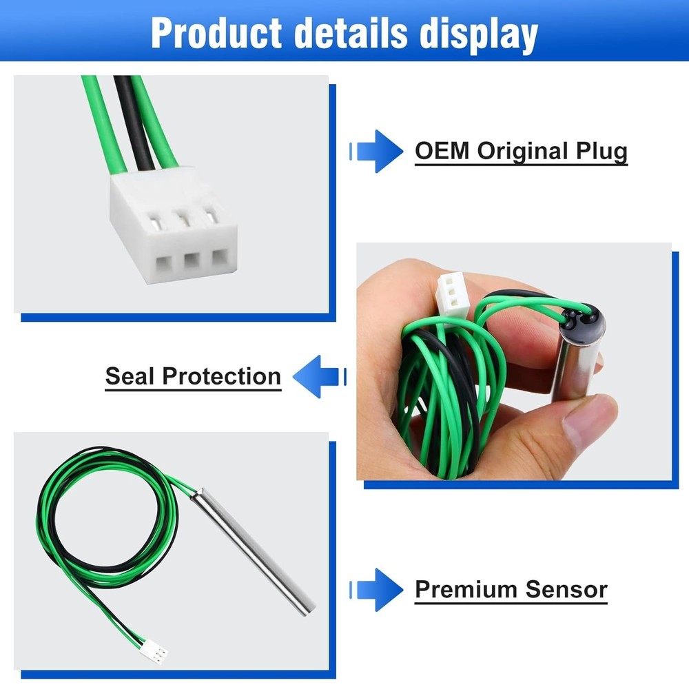 Pool Temperature Sensor Lid Units Replacement for Heater Spa, Compatible with...