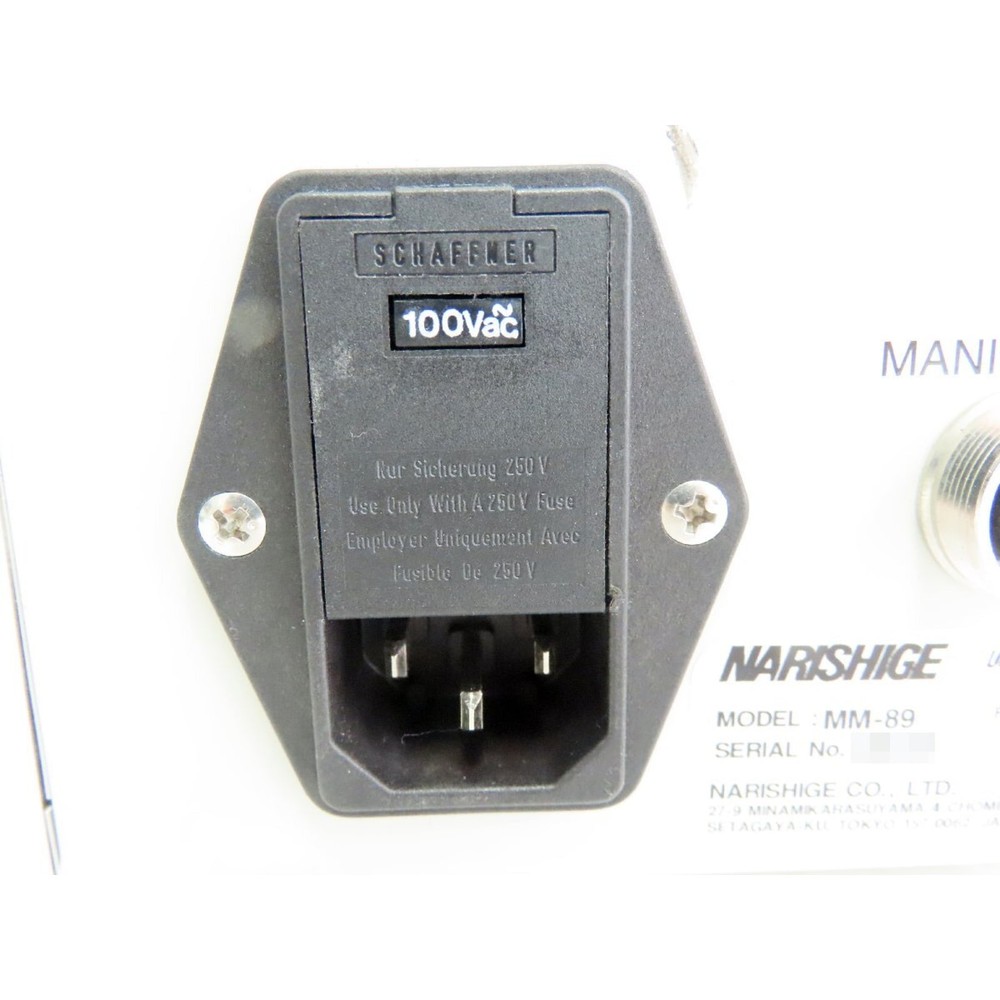 NARISHIGE MM-89 Manipulator Controller Tested Japan