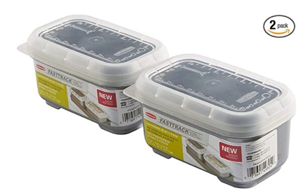 Rubbermaid FastTrack Wall Bench Blox Bin (2-Pack) (1960416)