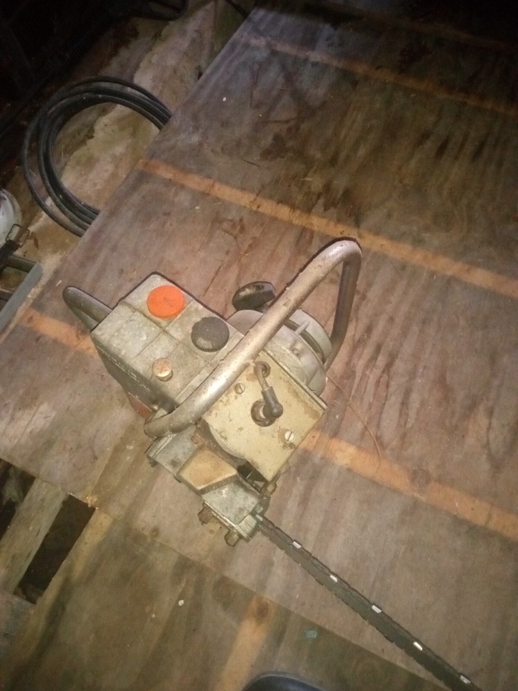 david bradley 360 chainsaw ready for restoration missing bar cover