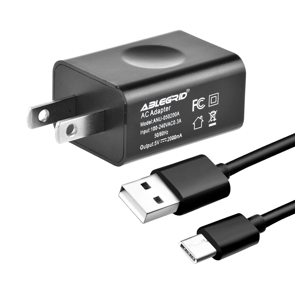 USB-C Cable Cord+ Wall Adapter Power for VANKYO MatrixPad S30/S20 Android Tablet