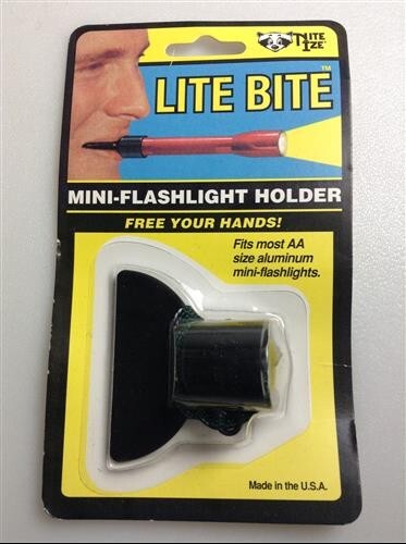 Nite Ize Lite Bite Mini Maglite AA Hands Free Holder Flashlight Torch