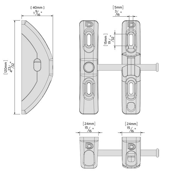 D&D T-Latch Toggle Style Gate Latch