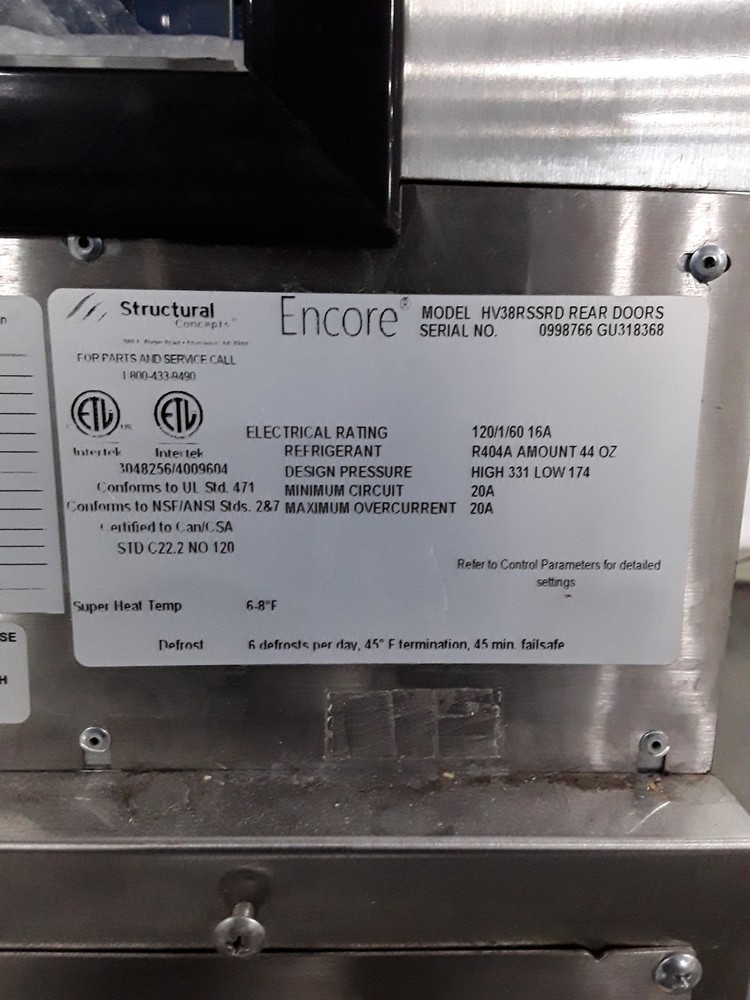 Structural Concepts Encore Self-Service Refrigerated Merchandiser