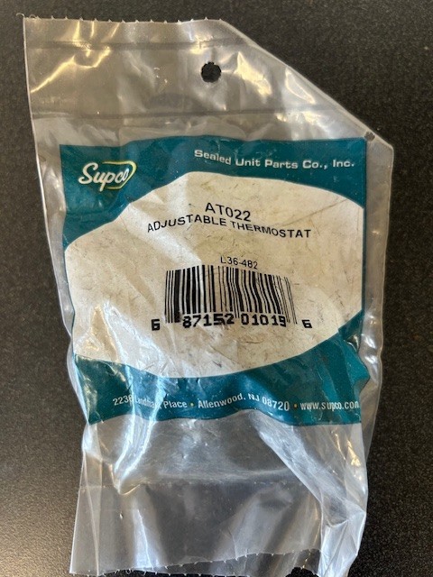 Supco AT022 Adjustable Thermostat