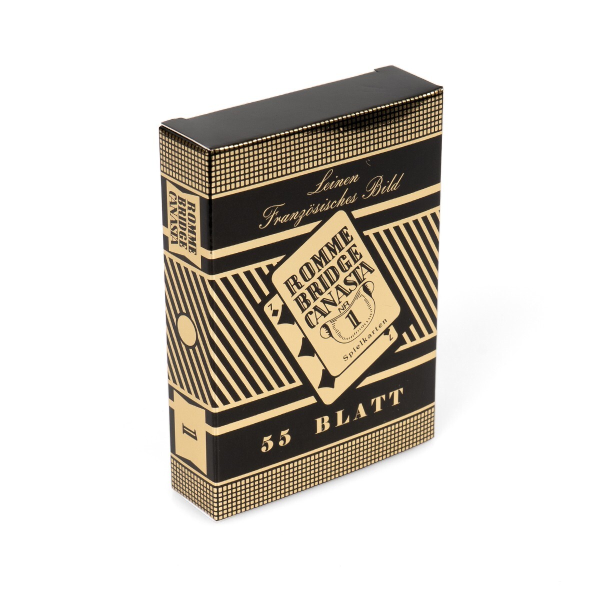 WW2 Reproduction German Army Playing Cards with Gold Foil Box- Helmet Variant