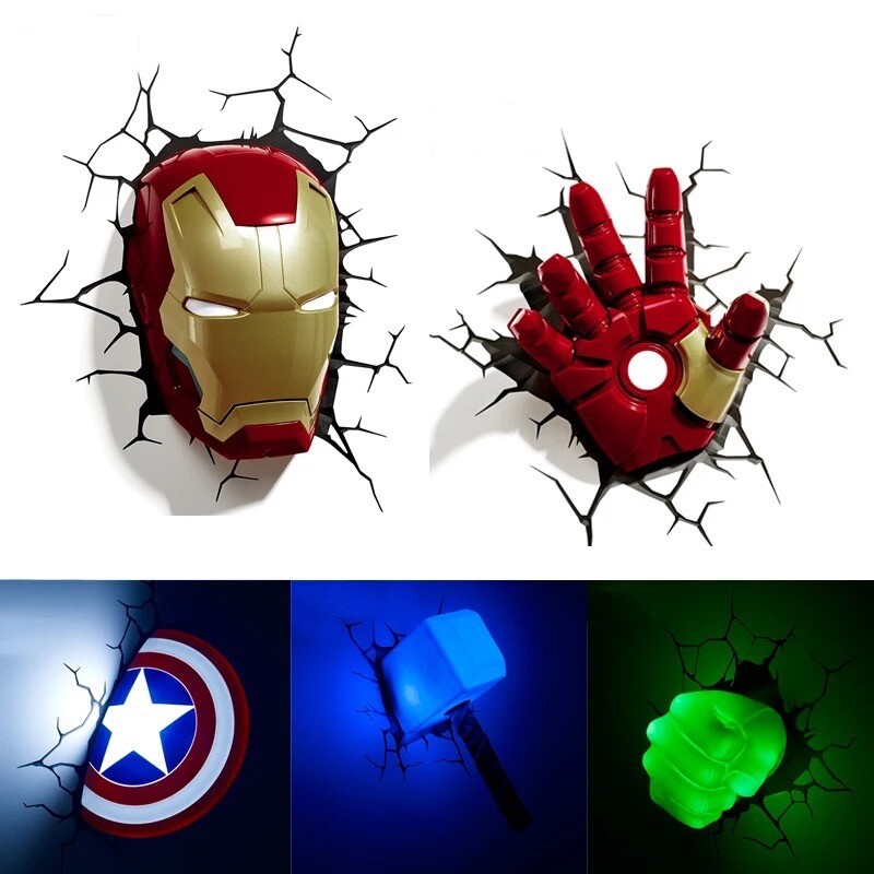 1 Marvel 3D LED Wall Lamp
