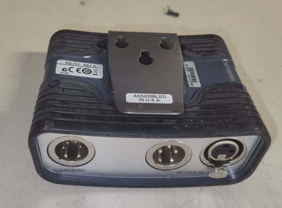 Clear-Com RS-701 Single-Channel Standard Beltpack