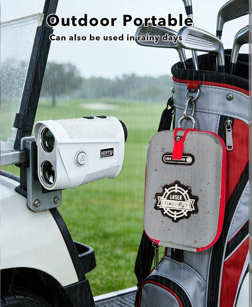 Versatile 1500 Yard Golf Rangefinder with Slope Compensation Technology