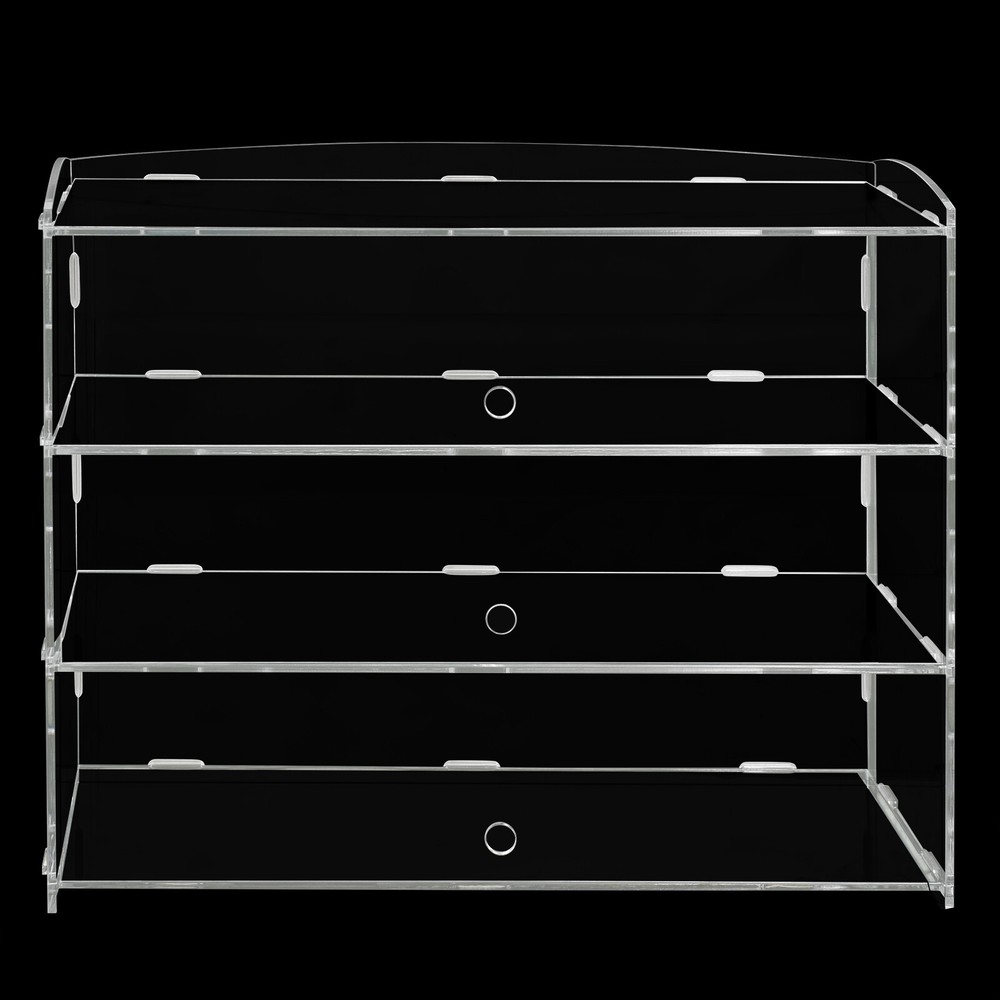 3 layers Acrylic Display Cabinet Case Bakery Pastry Display Case Multi-layer Kit