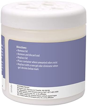 Amazon Basics Gel Odor Eliminator Charcoal Lavender