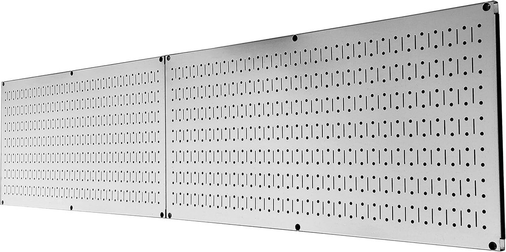 Pegboard Rack Garage Storage Galvanized Steel Horizontal Peg Board Pack