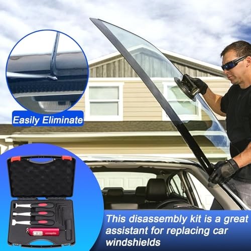 Windshield Broach Blades, Three Blades of Different Reusable Specifications