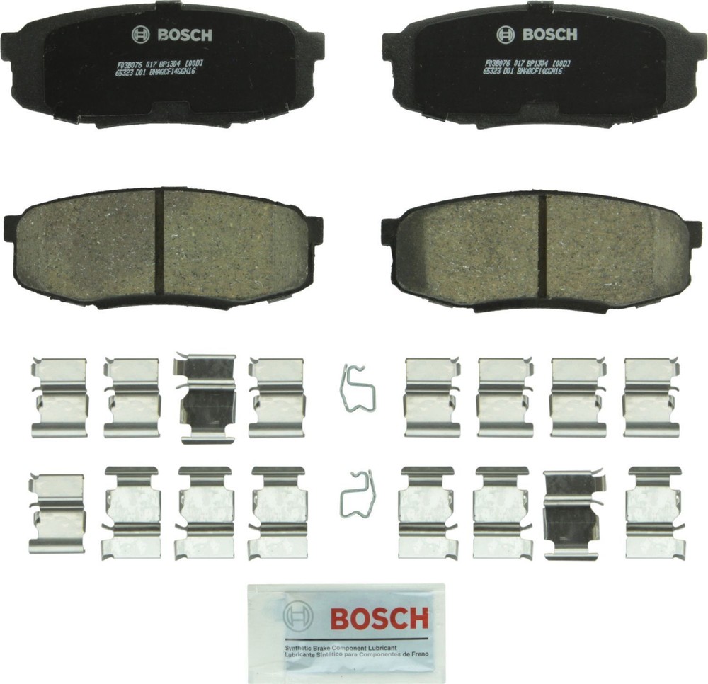 Disc Brake Pad Set-QuietCast Ceramic Brake Pads with Hardware Bosch BC1304