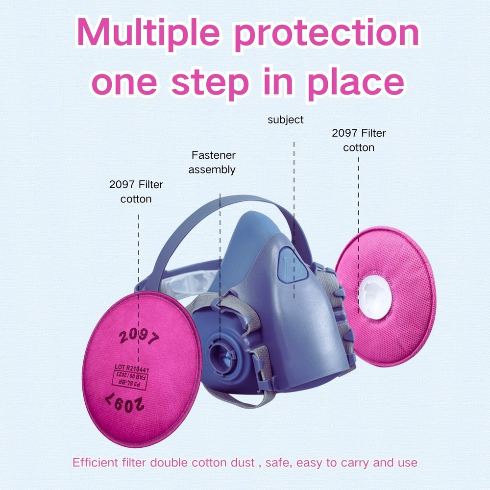 2097 P100 Particulate Filter, Install on Filter Retainer for Respiratory Protect
