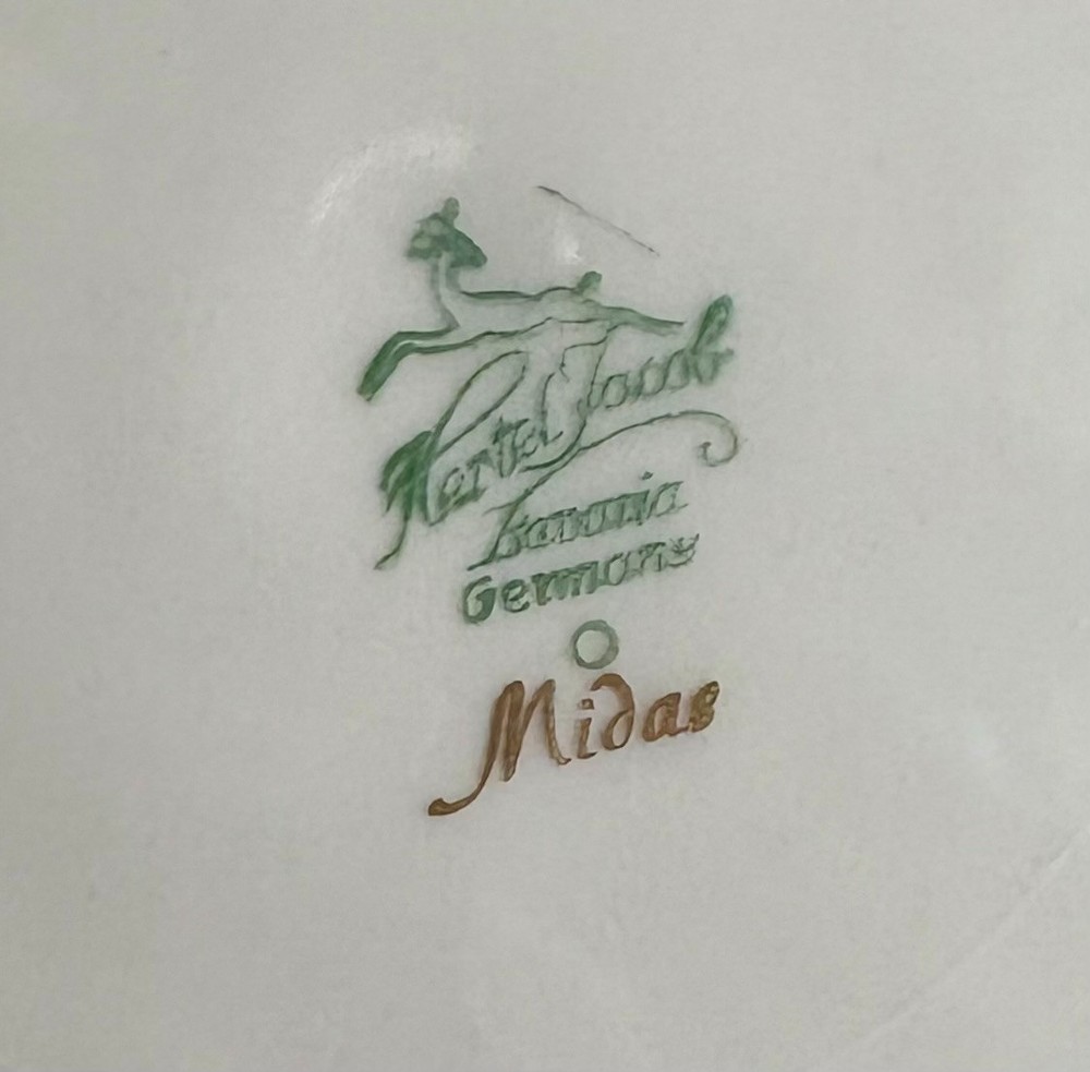 4 Hertel Jacob Midas 10 1/4" Dinner Plates