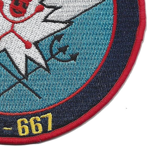 DE-667 USS Wiseman Destroyer Escort Ship Patch