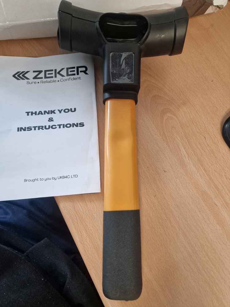 ZEKER Car Steering Lock Universal Fit Maximum Security Steering- NO KEYS