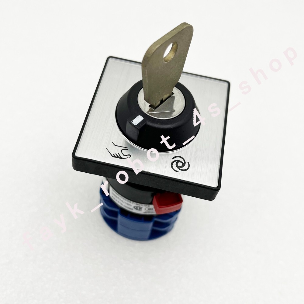 ON4KB 2-speed 2section mode switch selector w/key For ABB robot controller parts