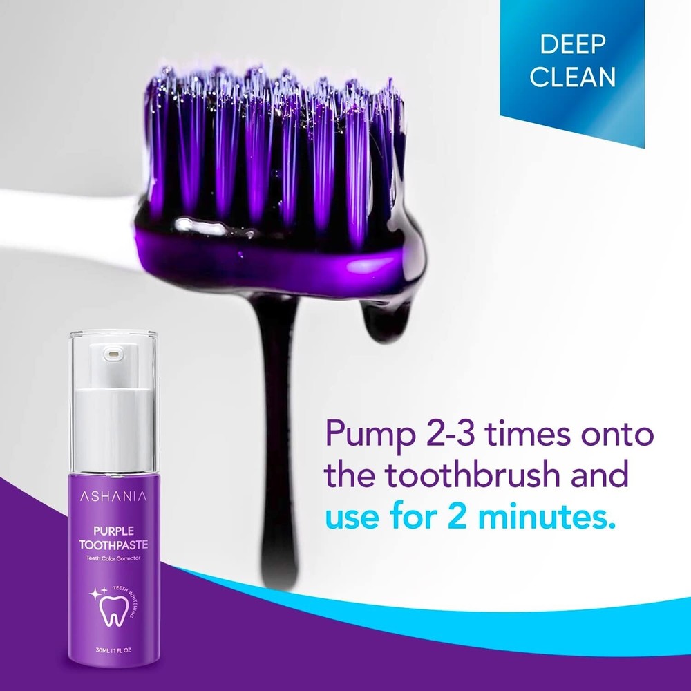 Purple Toothpaste for Teeth Whitening, Purple Toothpaste Whitening
