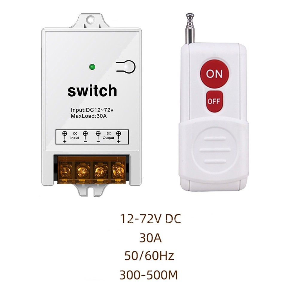 1 Set 433MHz Remote Control Relay Switch 500m Long Range Wireless Remote Switch