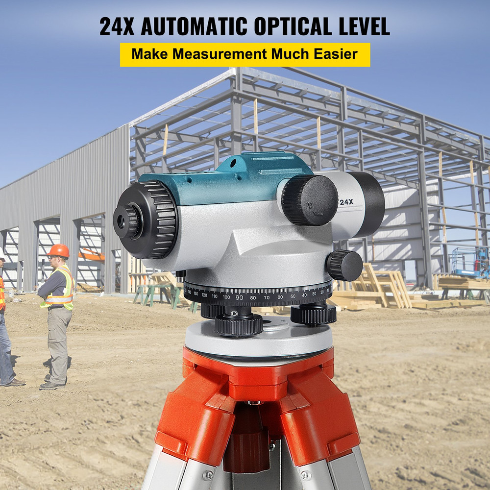 Automatic Optical Level 24X Optical Auto Level High Precision Height/Distance/A
