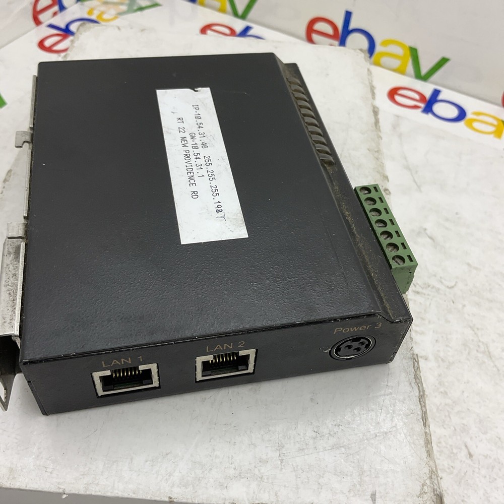 Etherwan SE6304-00B Serial Device Server w/ 2-10/100TX Working Order Free Ship
