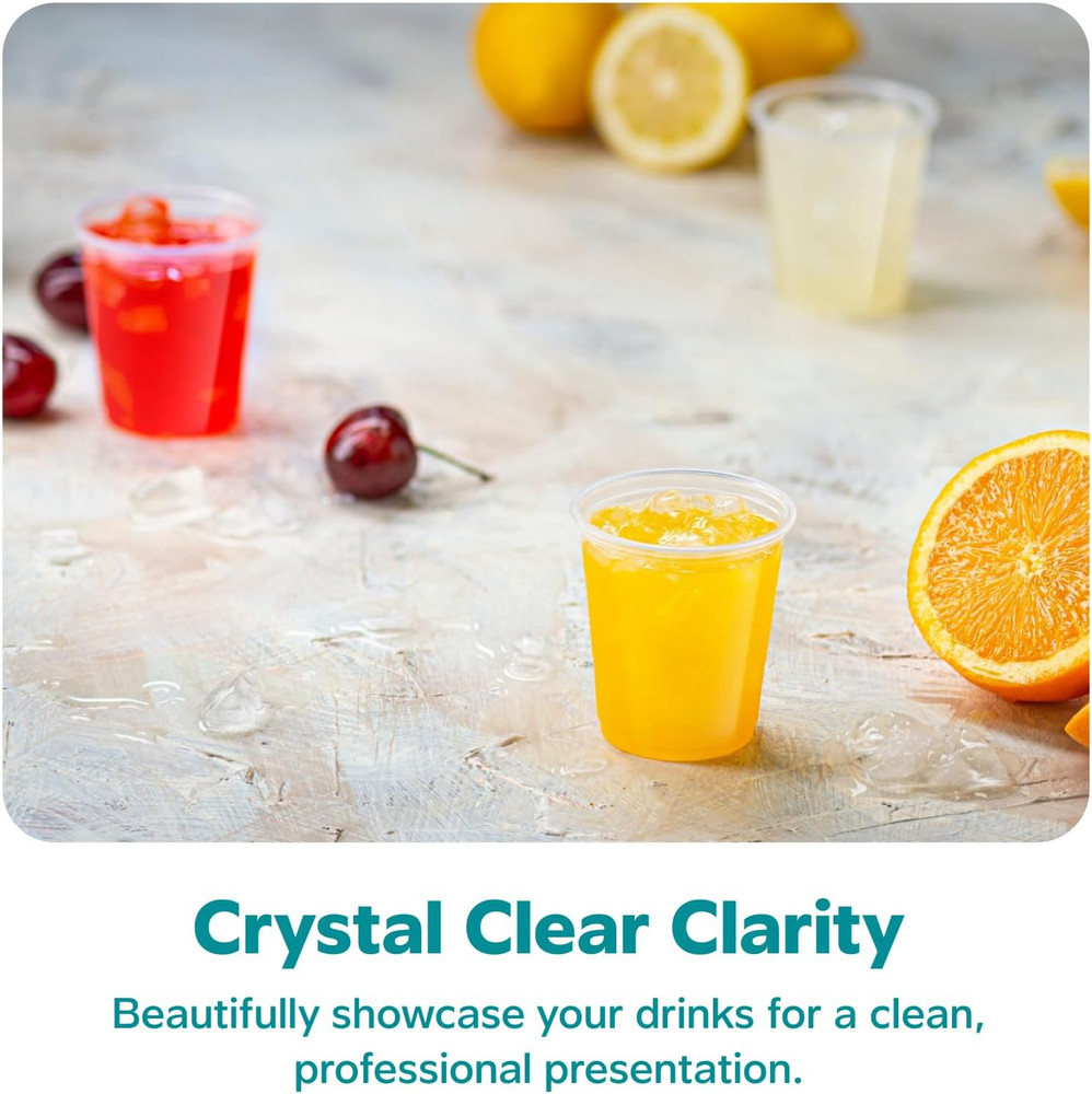 Comfy Package Clear Plastic Cups [3 Oz - 100 Count] – Small Disposable Drinking