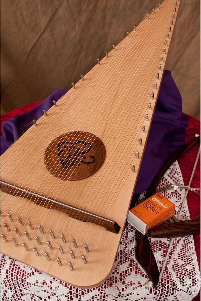 BARITONE PSALTERY & BOW RIGHT HAND ROUNDED