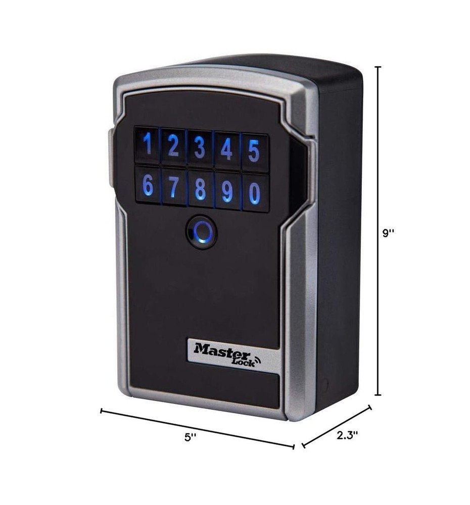 Master Lock Digital Lock Box for Keys with Code, Electronic Wall Mount Key Sa...