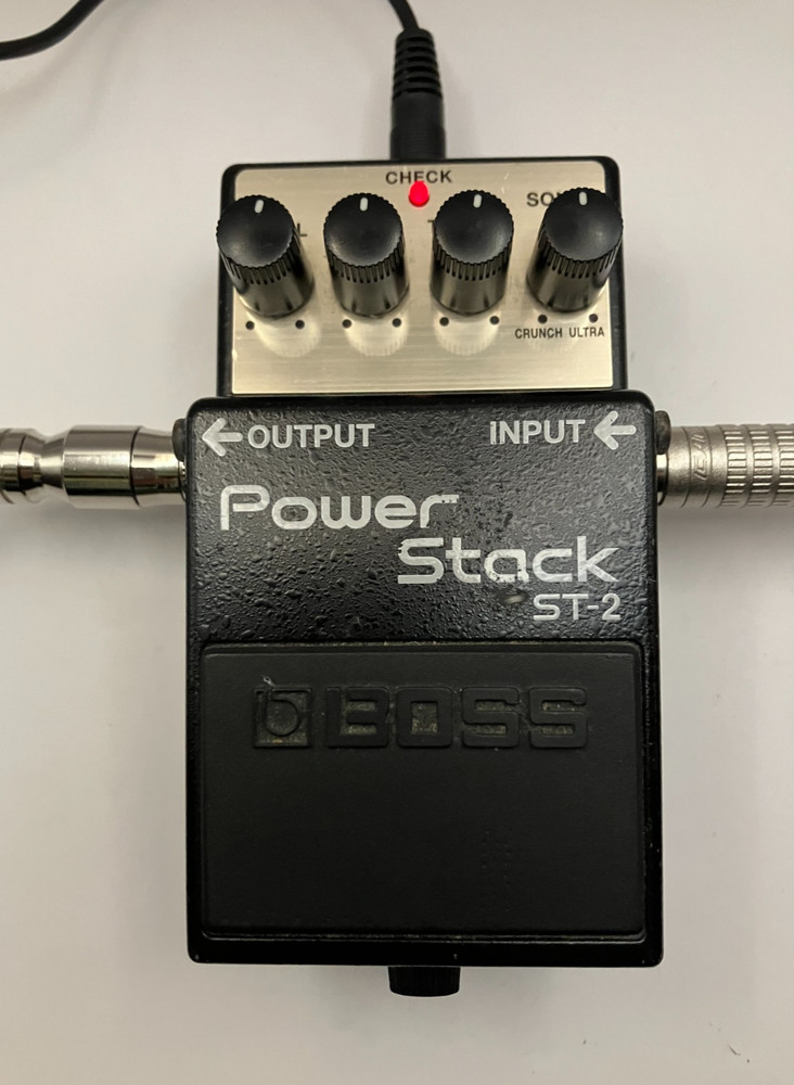 Boss ST-2 Power Stack Distortion Guitar Effect Pedal Tested Working from Japan