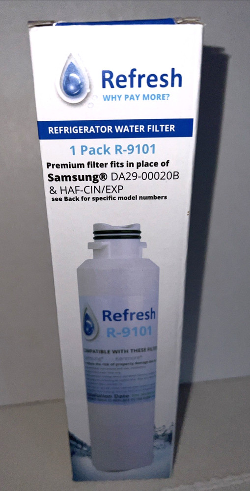 NIB Refresh Refrigerator Water Filter Samsung DA29-00020B, HAF-CIN/EXP NEW