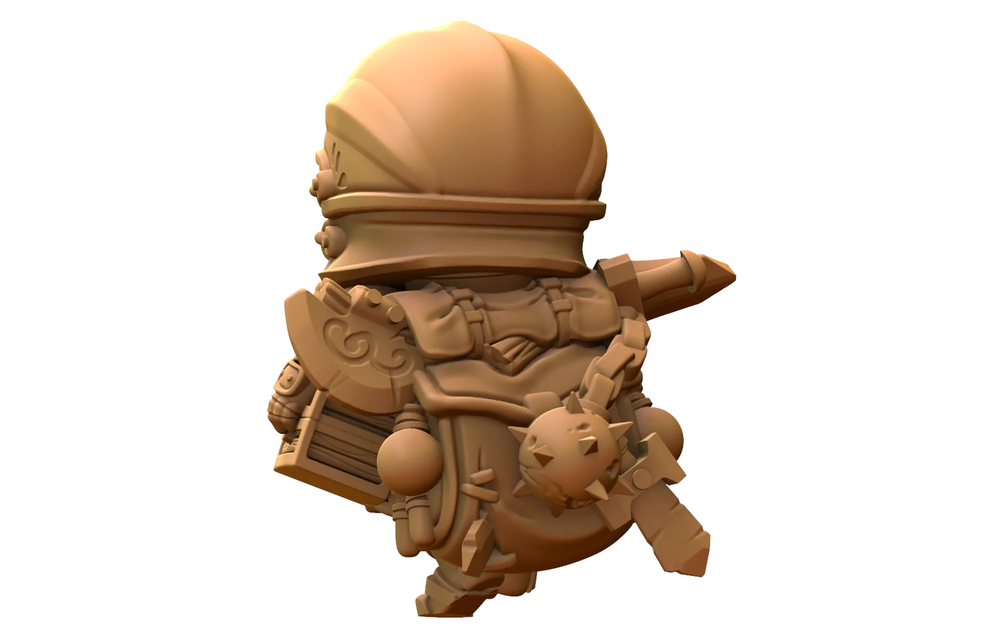Capsule Chibi - Overencumbered Knight