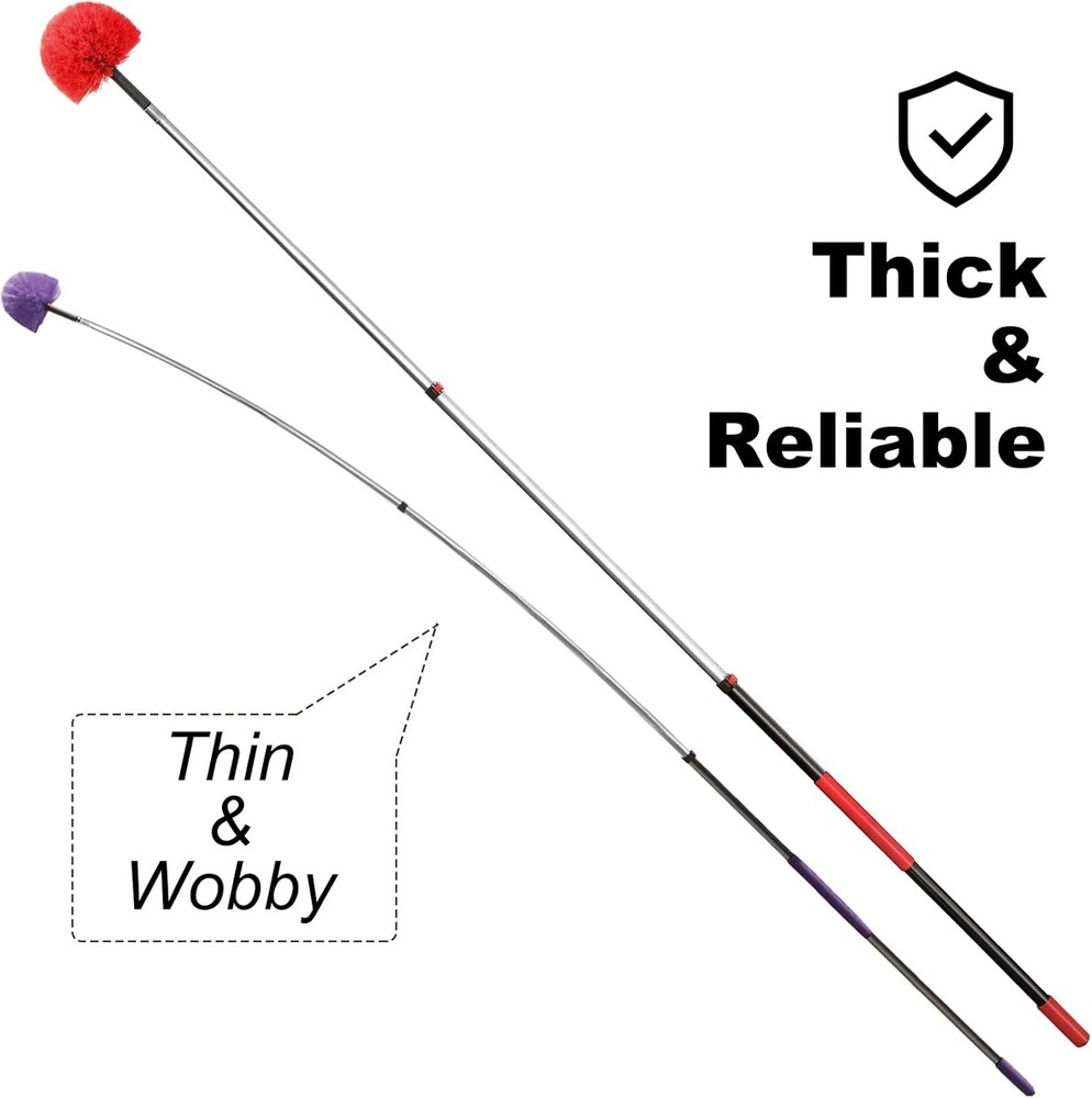 High Dusting Kit - Telescopic Pole & Microfiber Duster