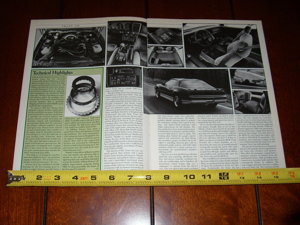 1985 PONTIAC TRANS AM ORIGINAL ARTICLE