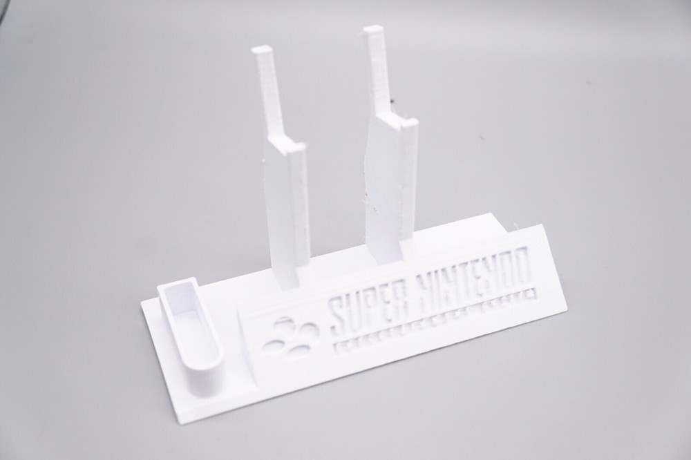 Controller Holder Display for SNES Super Nintendo Controllers *White*
