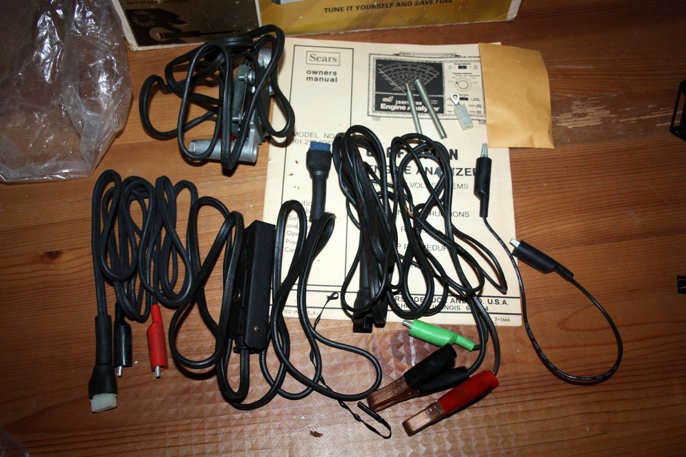 Sears Craftsman Solid State Engine Analyzer with Cables