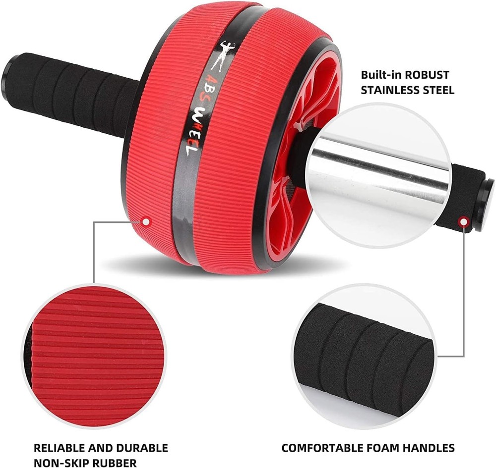 Ab Roller Wheel, Abs Workout Equipment for Abdominal & Core Strength Training...