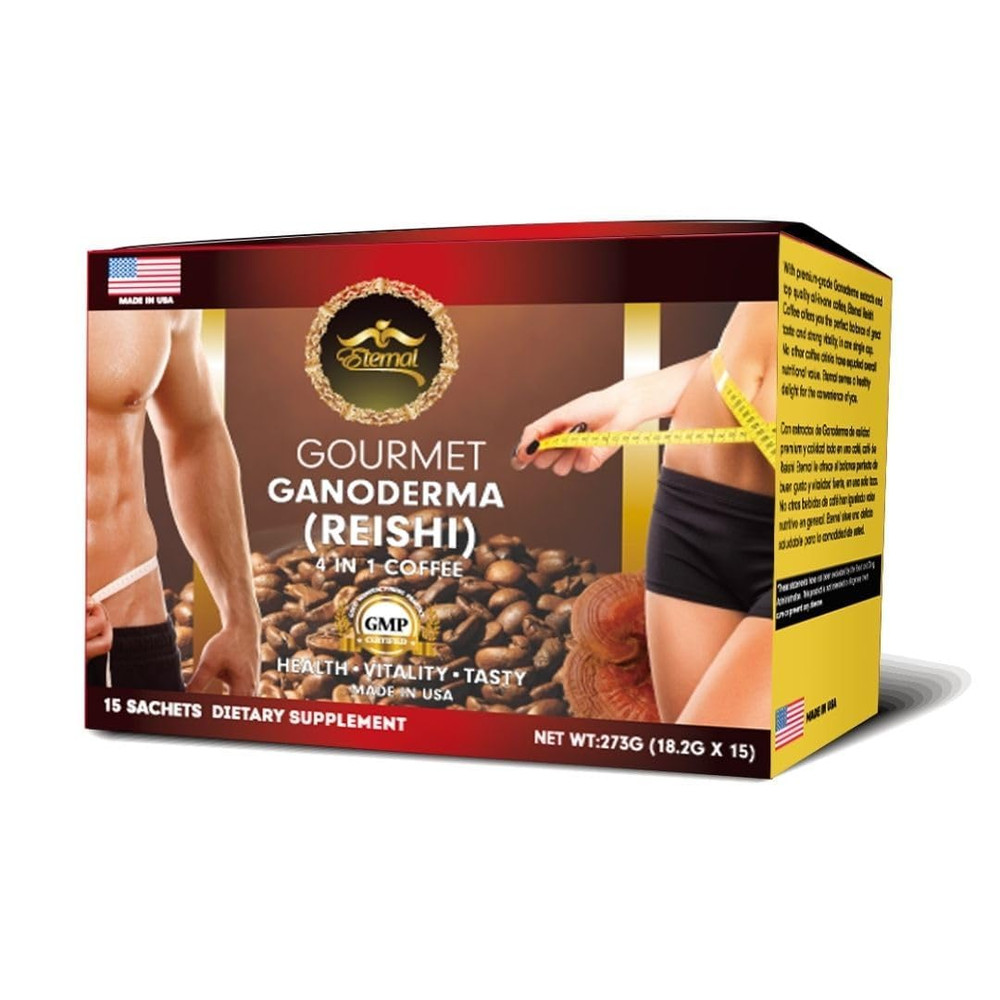 CAFÉ GANODERMA (REISHI) 4 in 1 Coffee - 3 PACK