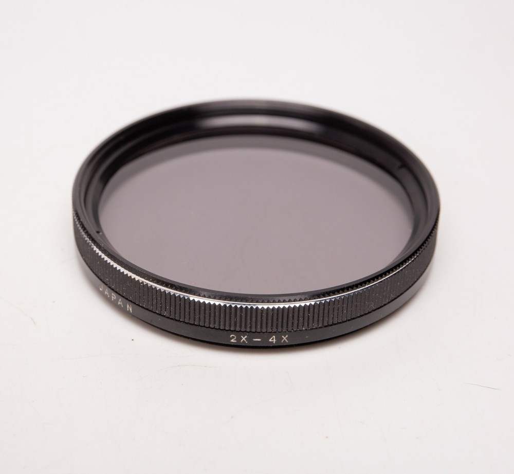 55mm Vivitar Polarizing Filter PL Linear Polarizer w/Case EX!