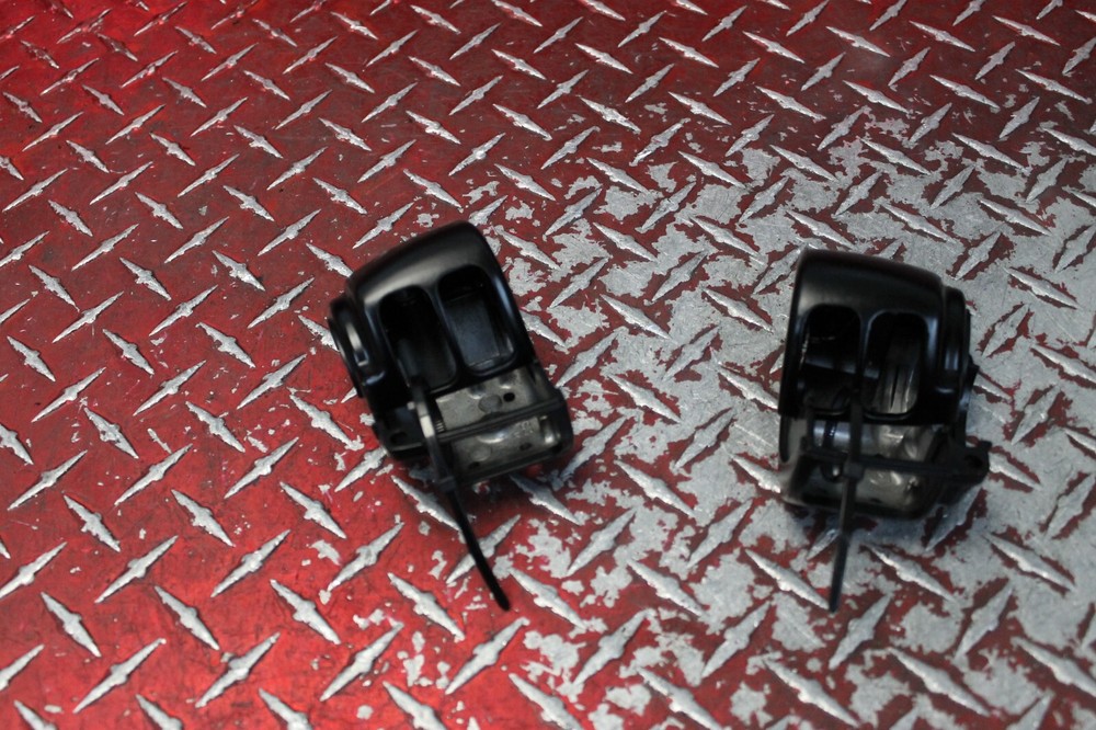 1998 - 2005 HARLEY SOFTAIL OEM BLACK CONTROL SWITCH COVERS DND