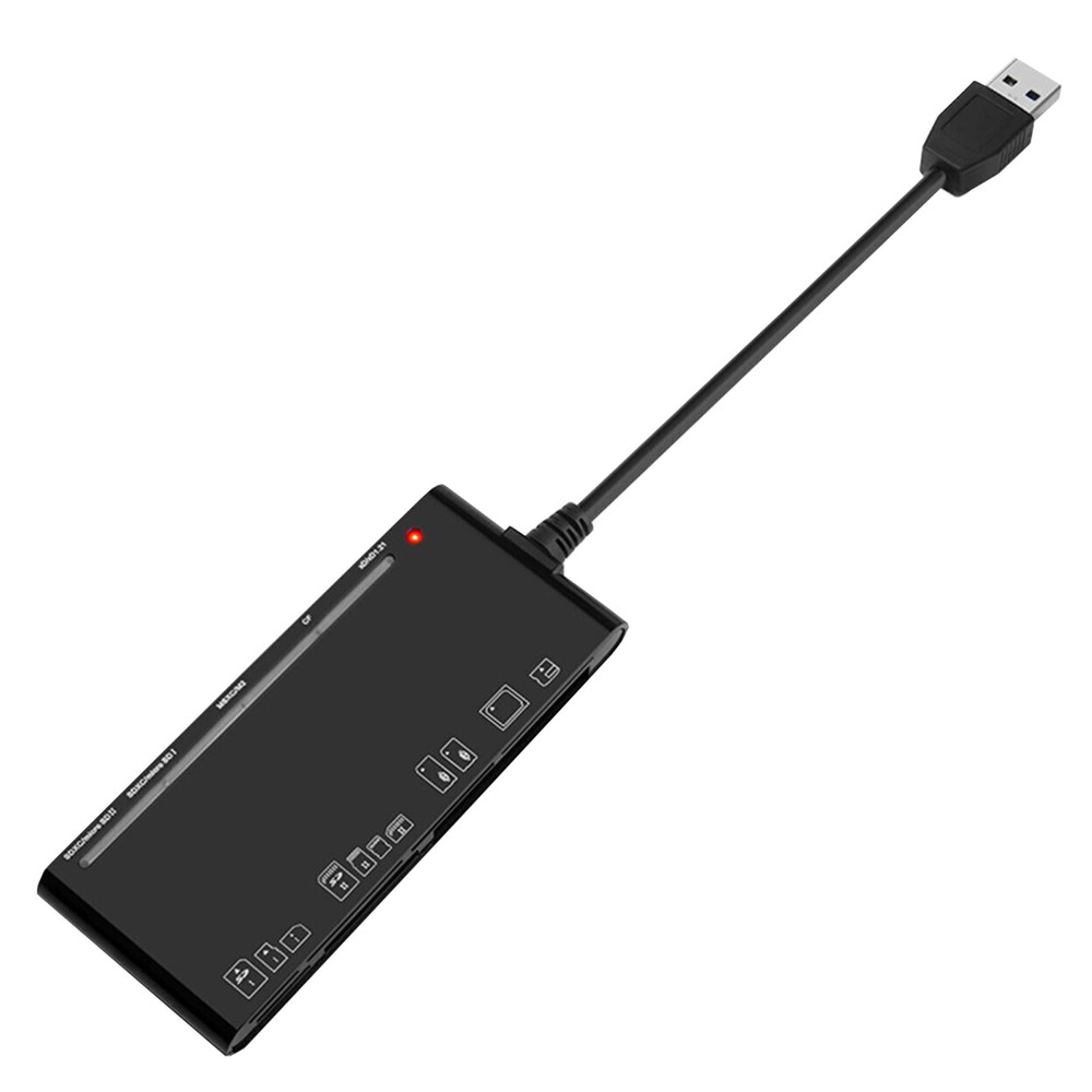 7-In-1 USB 3.0 Memory Card Reader High-Speed Adapter for Micro SD SDXC CF SDHC