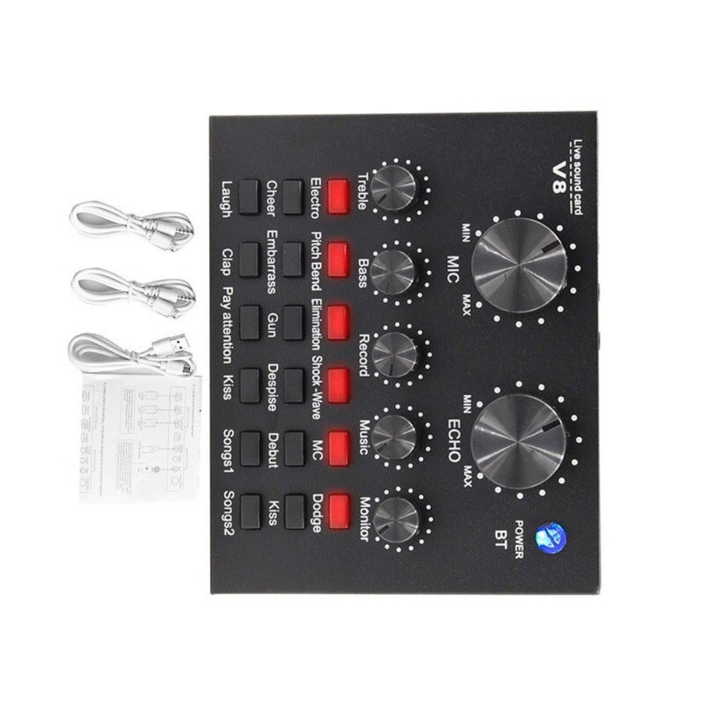 External Audio Device Compatible With Many Uses Essential Equipment V8