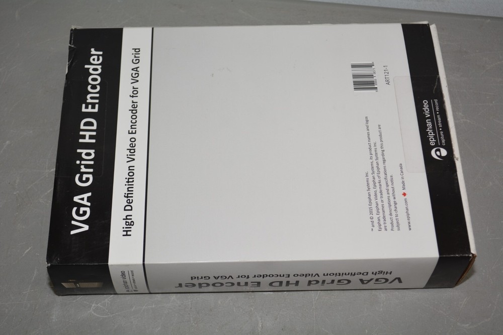 ^ Epiphan VGA Grid HD Encoder High Definition Video Encoder For VGA Grid #X2055