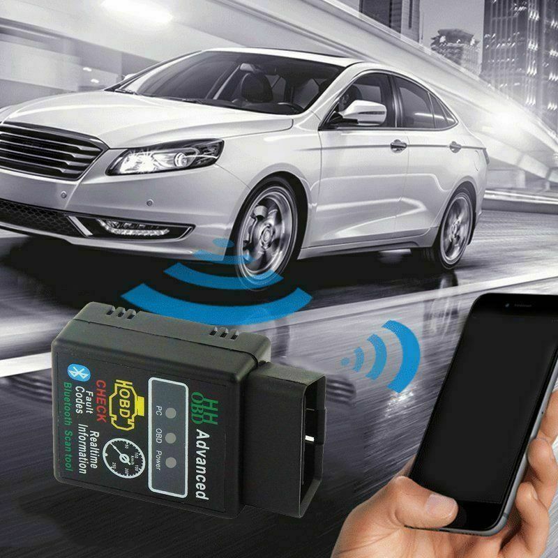 Scanner Diagnosi Check Auto Diagnostica Bluetooth per Android ELM327 OBD2 OBDII