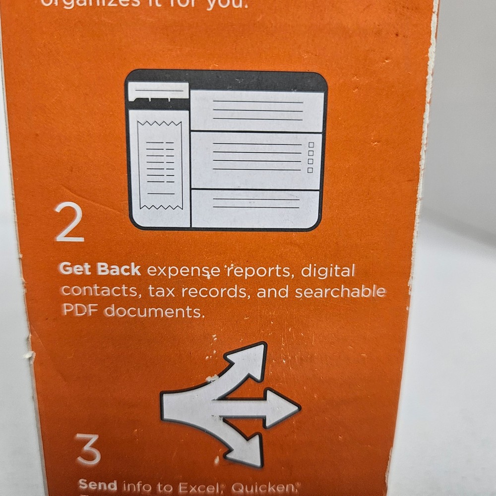 NeatReceipts Mobile Document Scanner & Digital FILE System NOB READ DESCRIPTION