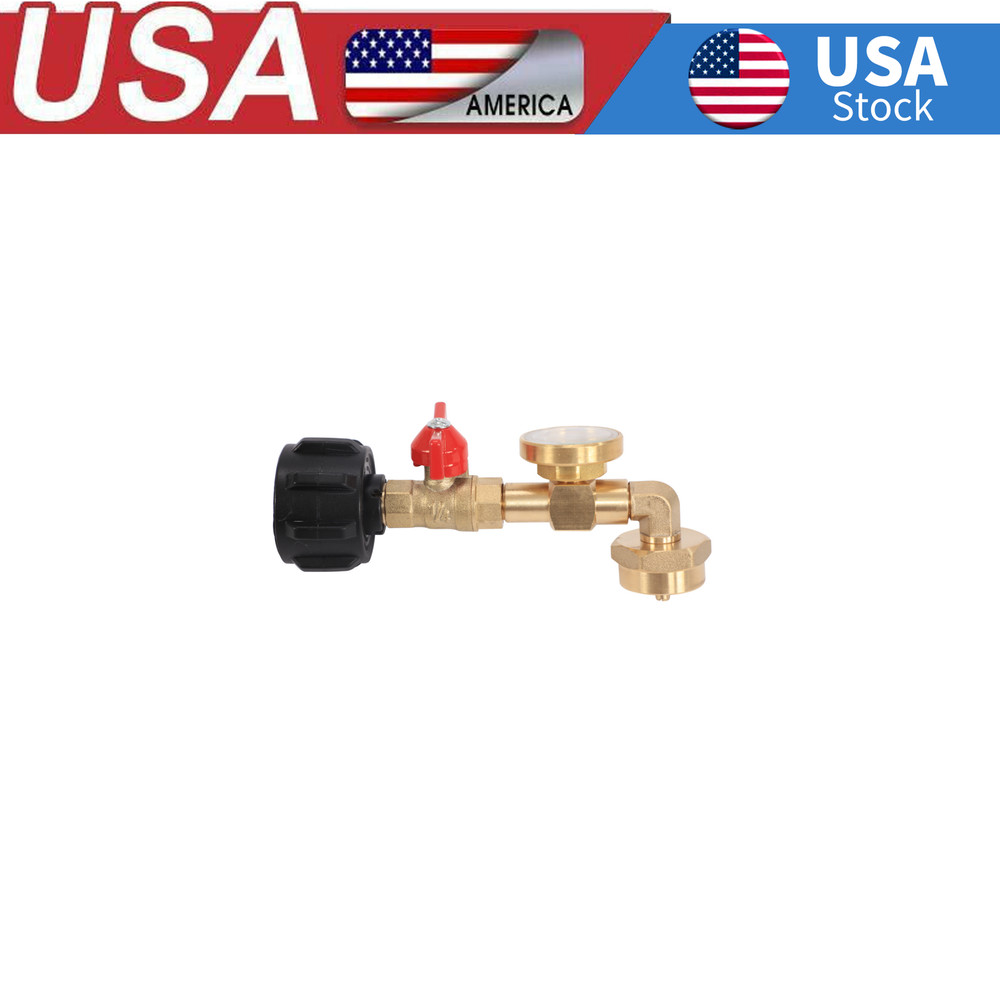 With Gauge & Control Valve Propane Transfer Adapter Kit